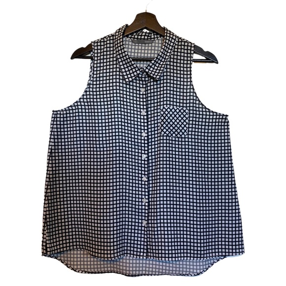 Smart Set Checkered tank - Picture 2 of 2
